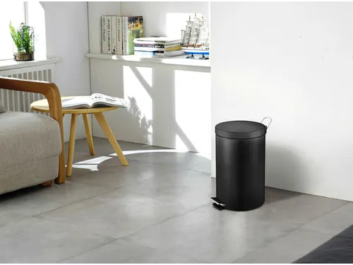 Pedaalemmer Vepa Bins 12 liter zwart