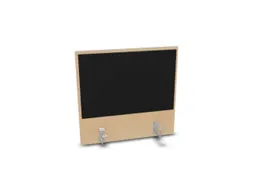 opzetpaneel,v. bureau,aanbouw achter,B 600mm,NE-esdoorn,BN8033-zwart