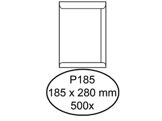 Envelop Quantore Akte P185 185X280Mm Wit Gegomd - 1
