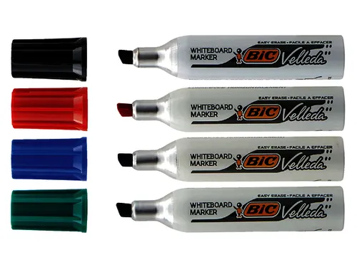Viltstift Bic Velleda 1781 whiteboard schuin large zwart