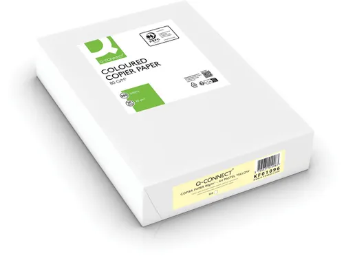 gekleurd kopieerpapier A4 80 gram 500vel lichtgeel