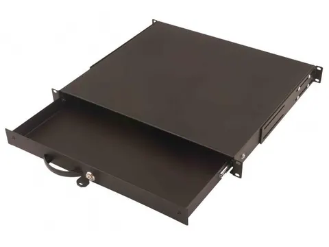 Toetsenbordsleuf En Documentlade Voor 483mm (19 Inch) Kasten Zwart