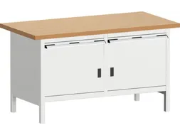 werkbank met opbergruimte,HxBxD 840x1500x750mm,beukenblad