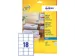 Adresetiket Avery J8161-10 63.5x46.6mm Inkjet Wit 180 stuks