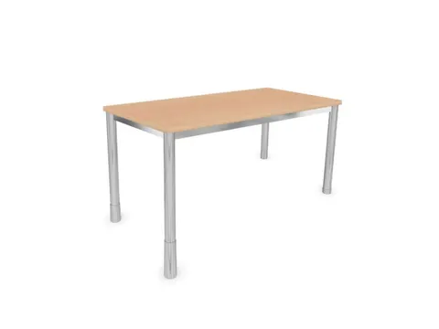 In hoogte verstelbaar bureau,HxBxD 720-840x1200x600mm,NE-esdoorn