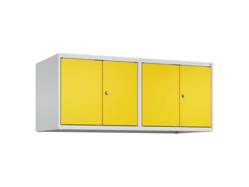 opzetkast,v. locker voor scheiding van kleding,4vak.,vak B 300mm
