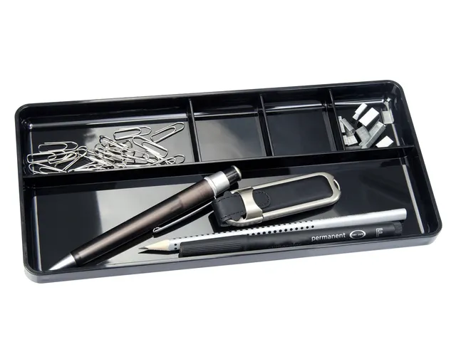 Plumier HAN 5 compartiments noir