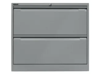 hangmappenkast HxBxD 711x800x622mm 2hangmappenframes zilver - 1