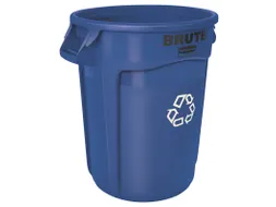 Ronde Brute container 121.1 liter Blauw Rubbermaid