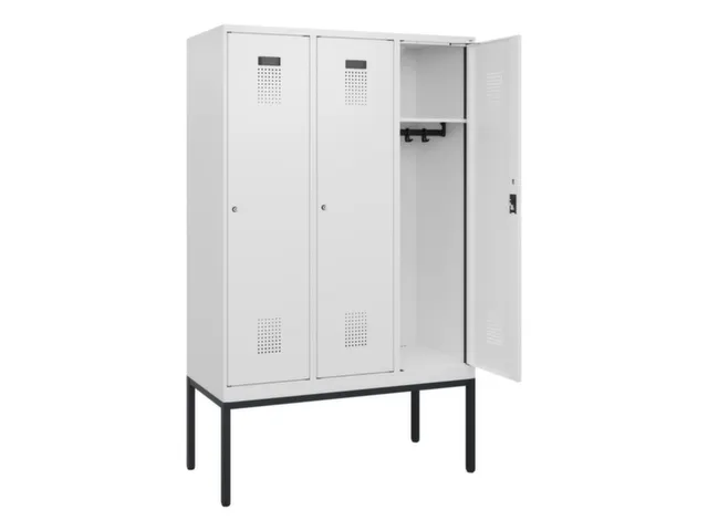 schoollocker,HxBxD 1950x1200x500mm,3vak,vak B 400mm,cil.-slot