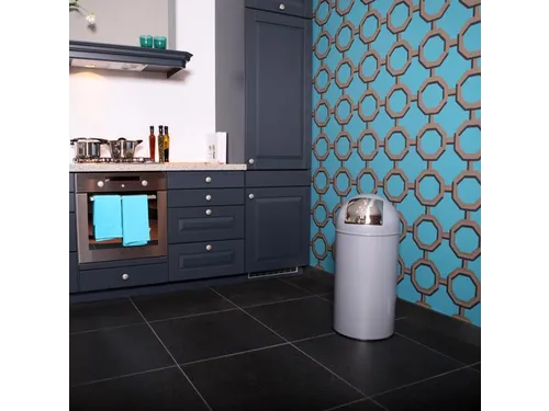 Afvalbak Pushcan 40 Liter Grijs