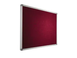 Prikbord 45x60cm Donkerroze Accent Softline Profiel 16mm
