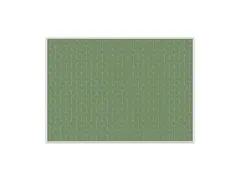 Placemat IEZZY hexagon groen 6 stuks