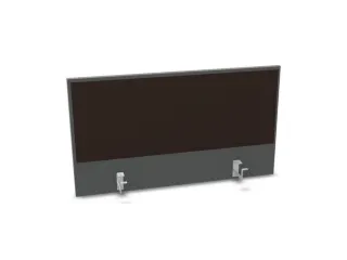 opzetpaneel bureau aanbouw achter MS-donkergrijs BN2036-bruin 1000mm - 1
