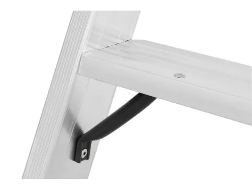 verrijdbare boktrap,beide zijden,2x6treden,Stand H 0,92m,balk L 1,53m