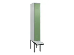 locker met bank,HxBxD 2120x300x815mm,1vak,vak B 300mm,cil.-slot