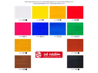 Acrylverf Talens Art Creation assorti 12 tubes à 12ml - 6
