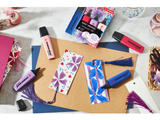 Markeerstift STABILO Boss Wildflower display groot assorti