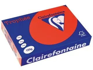Trophée Intens gekleurd papier A4 120 gram 250vel Koraalrood - 2