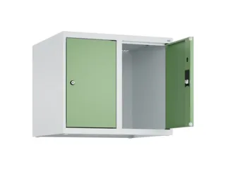 opzetkast,v. locker,2vak.,vak B 300mm,HxBxD 500x600x500mm,vleugeldeur - 2