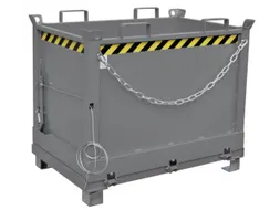 klapbodemcontainer,HxLxB 845x840x1245mm,0,5m³,hijsogen,vorksloffen