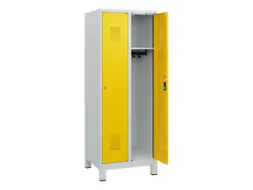 schoollocker,HxBxD 1630x600x500mm,2vak,vak B 300mm,cil.-slot,voeten