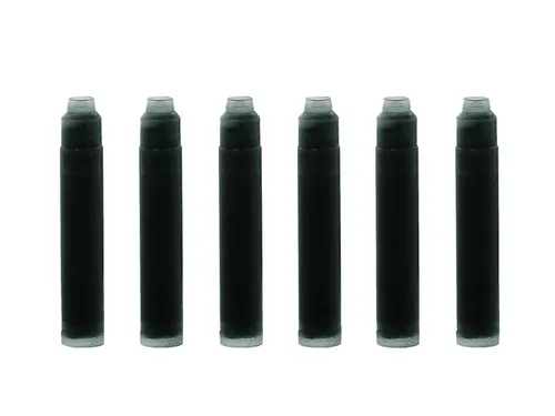 Inktpatroon Waterman kort Zwart 6 stuks