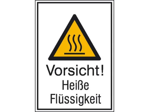 waarschuwings-combibord,v. binnen/buiten,Pas op! Hete vloeistof