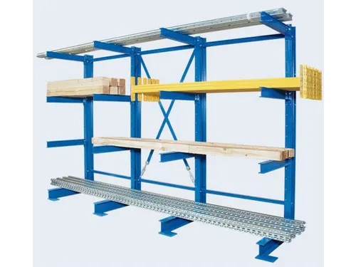 Draagarmstelling Basis+aanbouw Hxbxd 2000x3100x740mm 4staanders 12arm