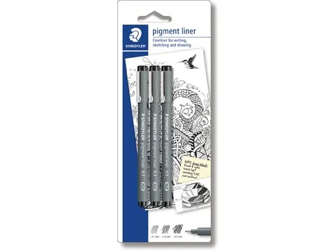Staedtler Fineliner Pigment Liner Blister