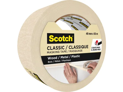 Afplaktape Scotch Classic 48mmx50m beige