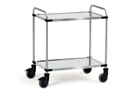 Roestvrijstalen Wagens 5036 120kg 630x400mm 2 Etages