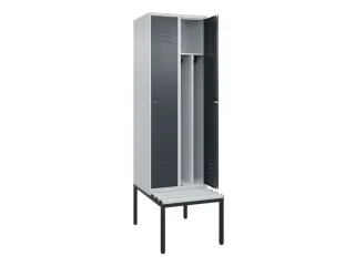 locker voor scheiding van kleding,HxBxD 2120x600x815mm,2vak - 2