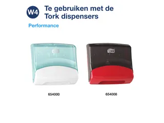 Reinigingsdoek Tork Industrial W4 gevouwen 120 vel grijs 520679 - 6