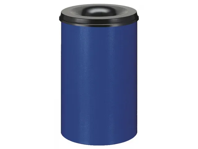 Afvalbak Vlamdovend 110 Liter Blauw