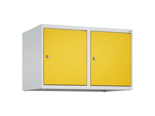 opzetkast,v. locker,2vak.,vak B 400mm,HxBxD 500x800x500mm,cilinderslot