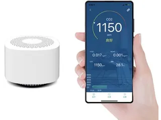 Mini Luchtkwaliteitmeter Bluetooth connectie - 2