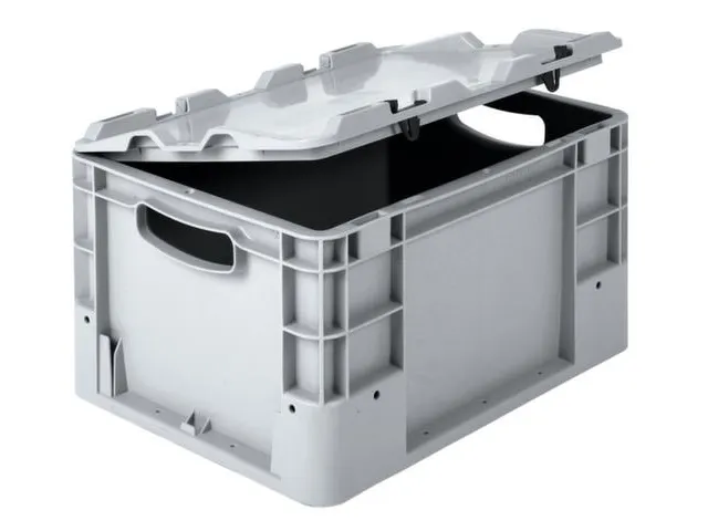 Couvercle à Charnières Pour Bac Industriel Gerbable Lxl 600x400mm Gr