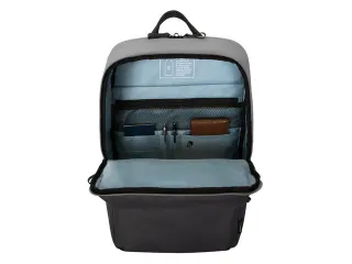 Laptoprugzak 15.6 Inch Sagano EcoSmart Travel Backpack Zwart Grijs - 6