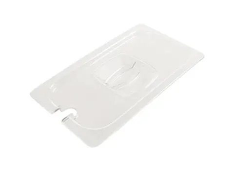 Harde deksel voor gastronorm voedselpan 1/2 met uitsparing