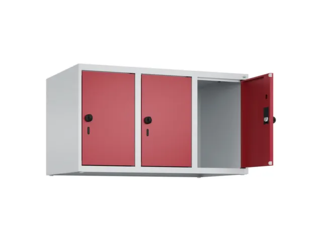 opzetkast,v. locker,3vak.,vak B 300mm,HxBxD 500x900x500mm,vleugeldeur