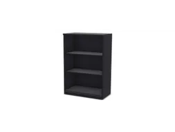 vitrinekast,HxBxD 1155x800x445mm,2xhouten vloer,3 OH,CC-zwart