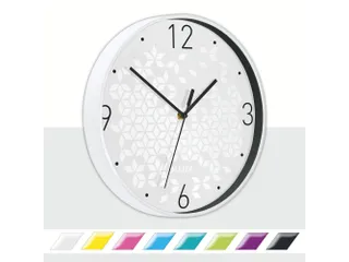 Wandklok Leitz WOW Ø29cm wit cijferaanduiding - 2