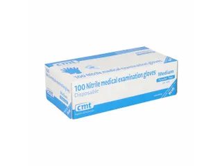 Nitril Handschoenen Poedervrij Maat M Blauw 10x100 Stuks - 6