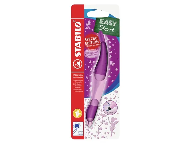 Rollerpen STABILO Easyoriginal 3D DreamWorld linkshandig medium roze