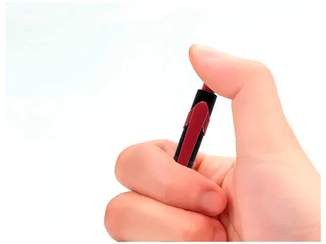 Balpen Lambda Intrekbaar Medium Rood