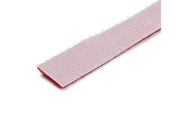 7,6m Bulk Rol Klittenband herbruikbaar rood op maat te knippen