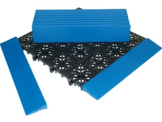 Randlijst Voor Werkplekmat Extreme Belasting 300X40Mm Blauw - 1