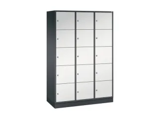 grootvolume-lockersysteem,RAL 7021/RAL 7035,HxBxD 1950x1220x500mm - 2