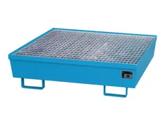 Opvangbak 4x 200l Opvangvol. 245l Blauw 335x 1200x 1200mm Rooster